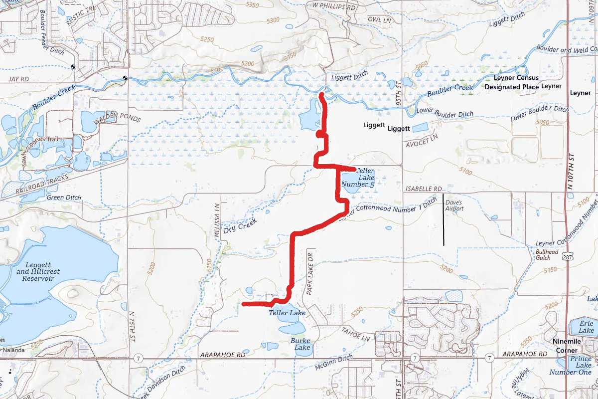 Teller Farms (East Boulder) Trail