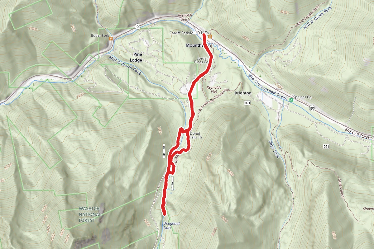 Donut Falls Trail