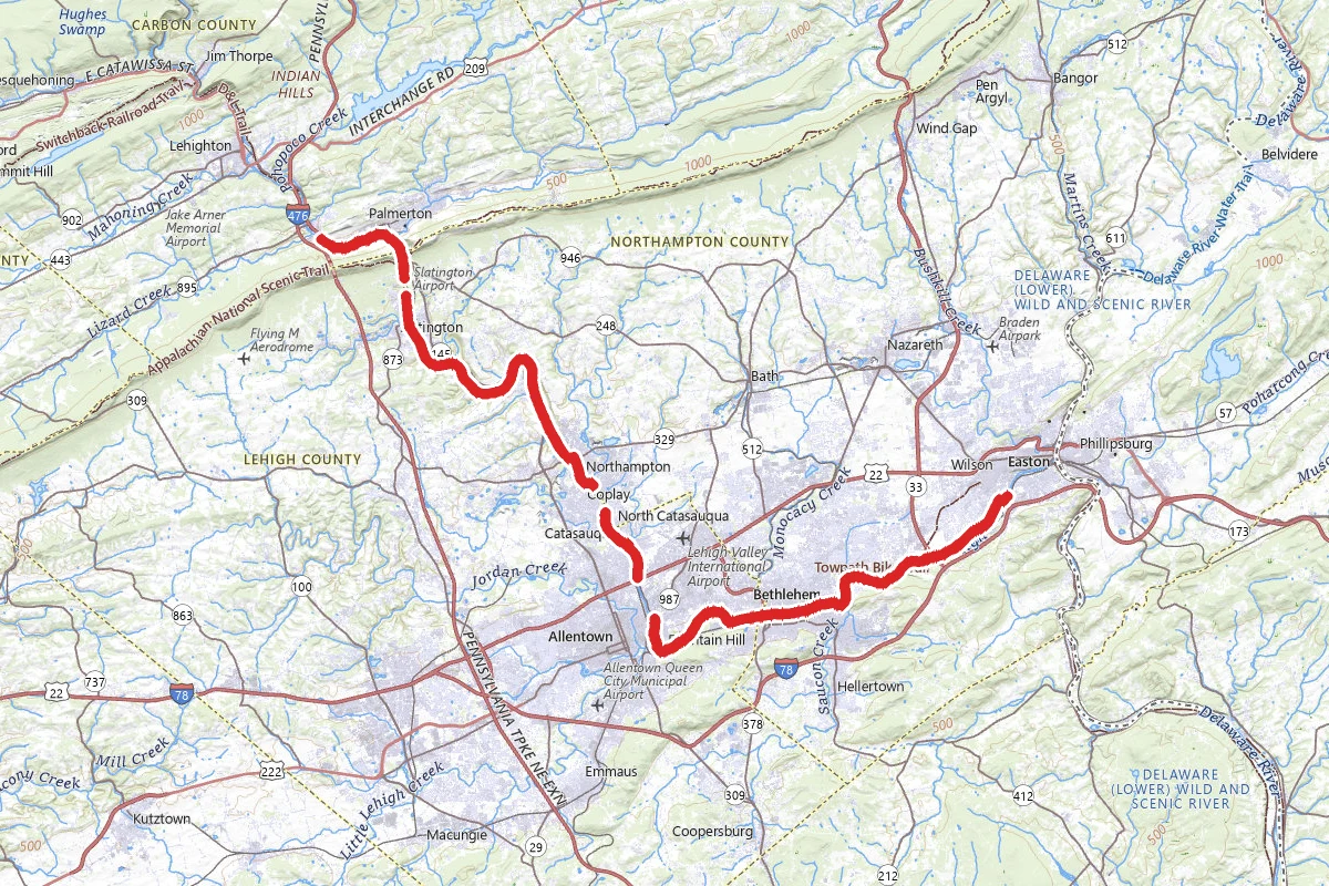 D&L Trail - Lehigh Canal South