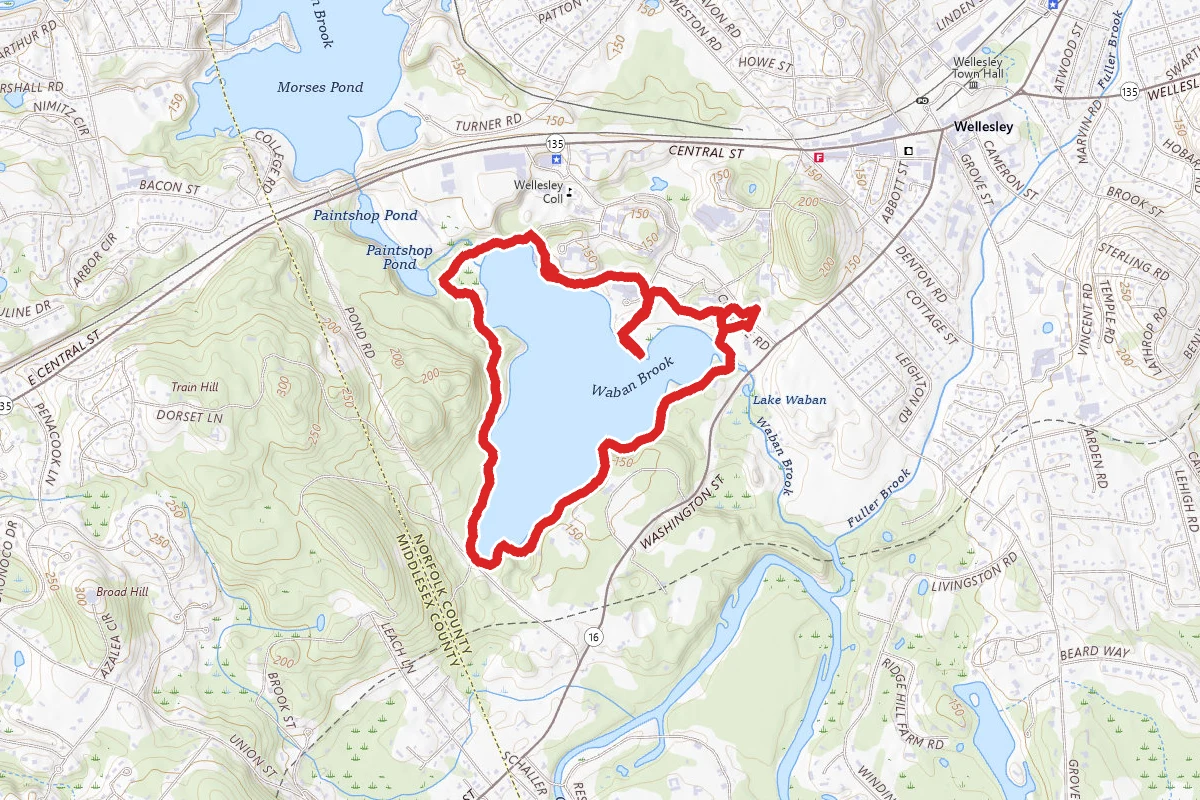 Lake Waban Path