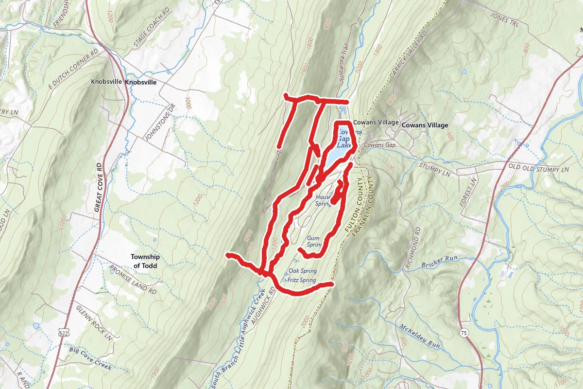 Cowans Gap State Park Trails