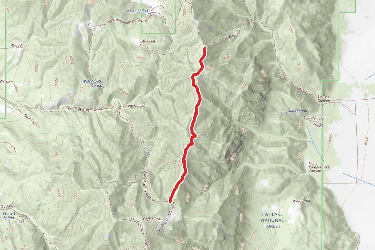 Coffee Peak - Scipio Pass