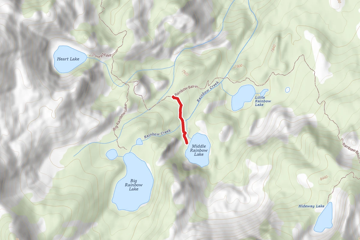 Middle Rainbow Lake