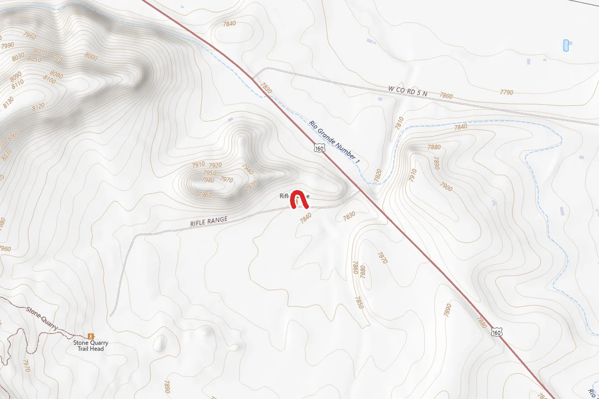 Rifle Range Parking Road