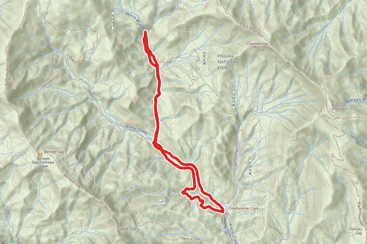Buckhorn Gap Trail to Twin Falls
