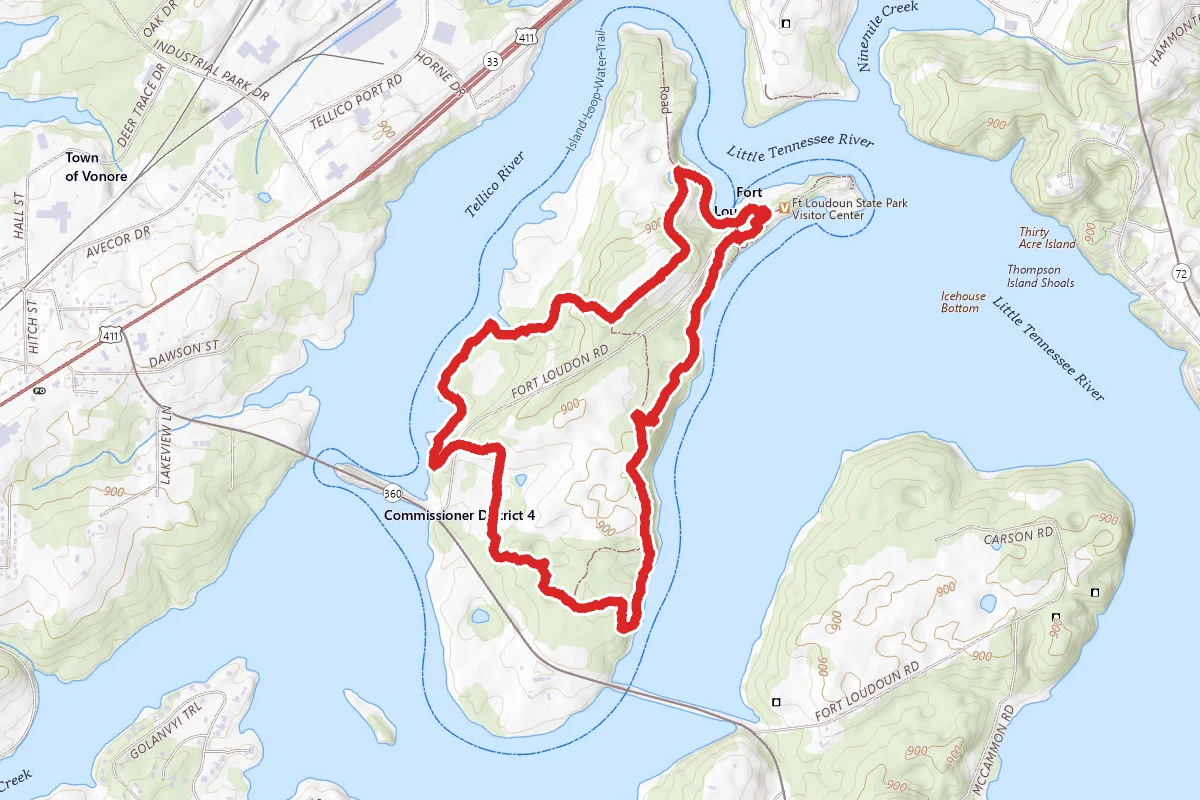 Fort Loudon Trail Loop
