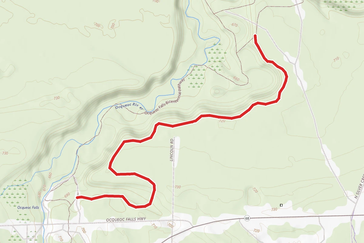 Ocqueoc Falls Bicentennial Pathway