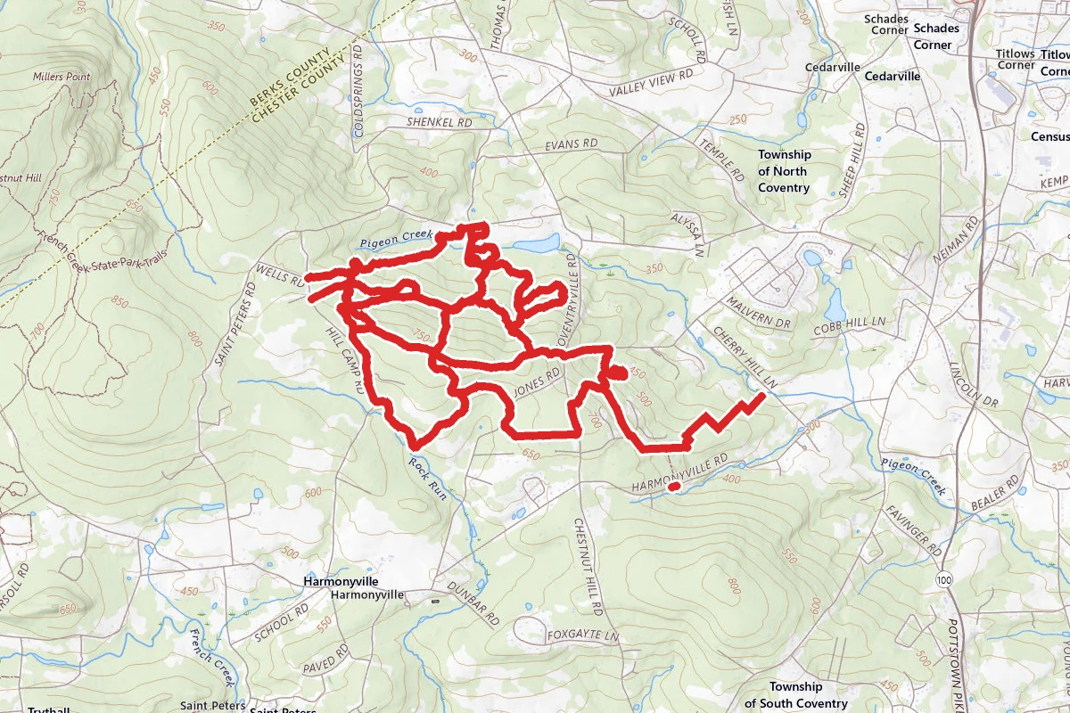 Coventry Woods Park Trails