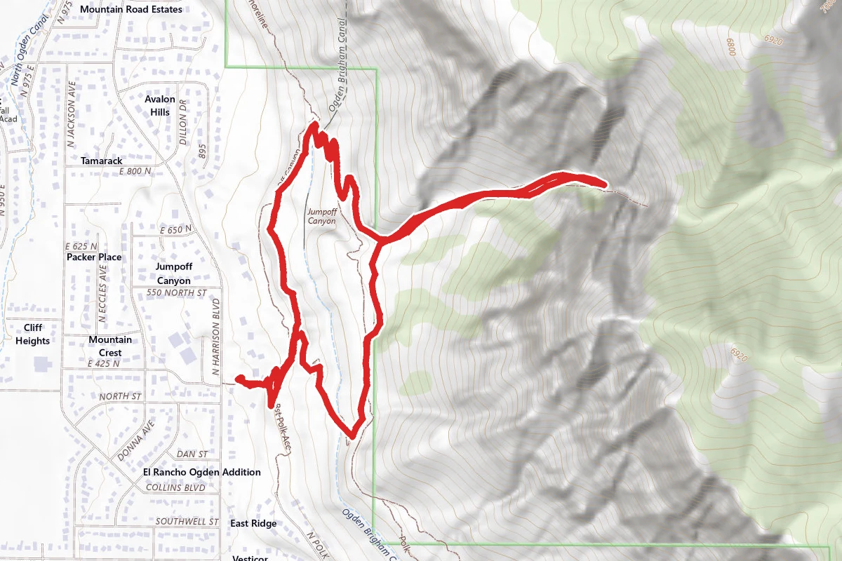 Jump Off Canyon Trail