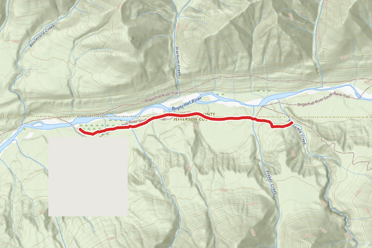 BOGACHIEL RIVER SOUTH BANK TRAIL