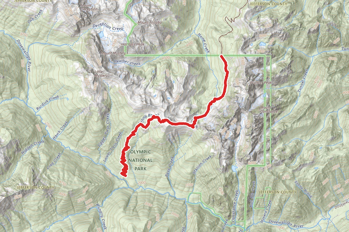 CONSTANCE PASS TRAIL