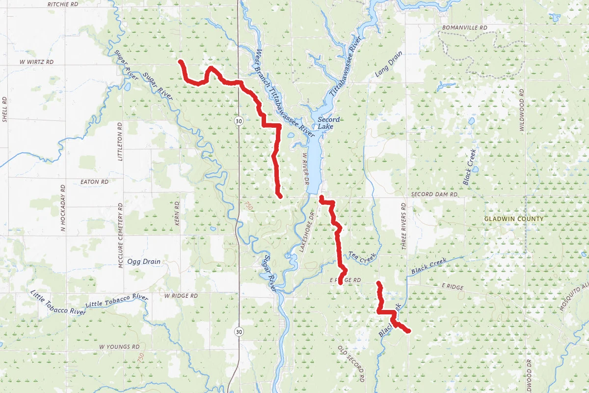 Midland to Mackinaw Boy Scout Trail