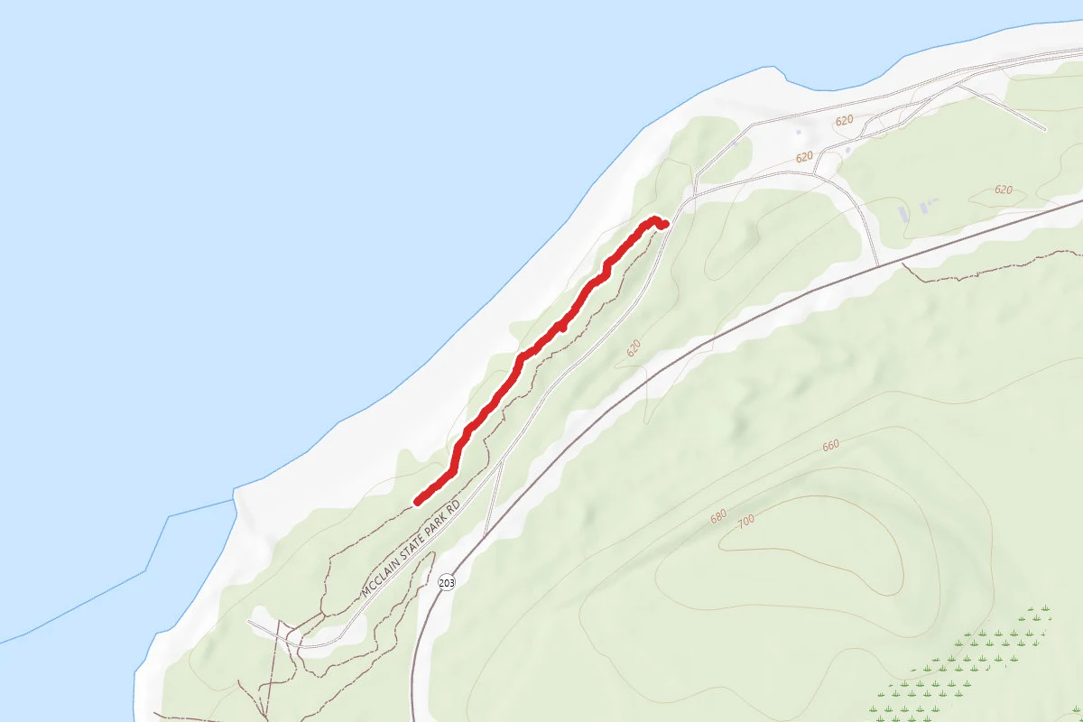 Fj Mclain State Park - Bear Lake Trail
