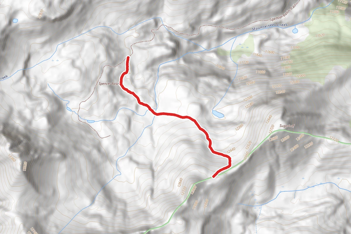 Spencer Basin to Cdt Trail