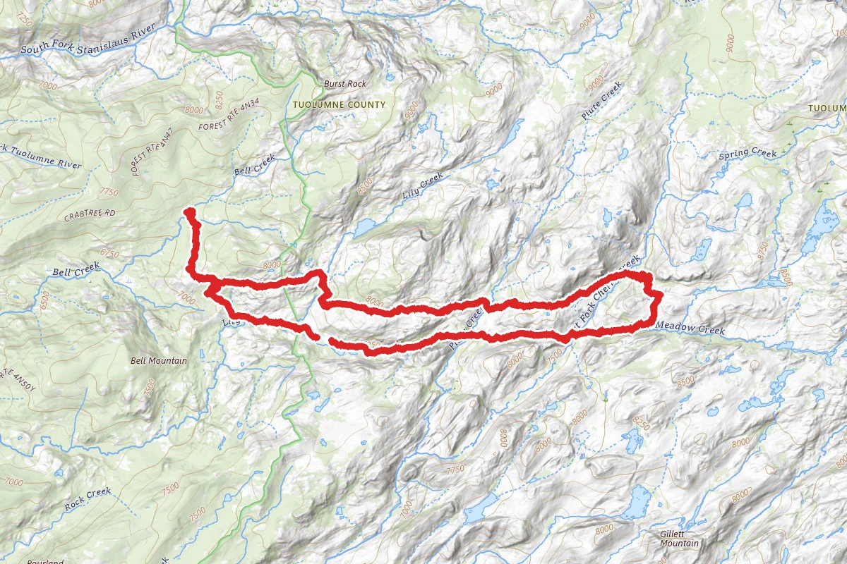 Emigrant Wilderness Loop Trail