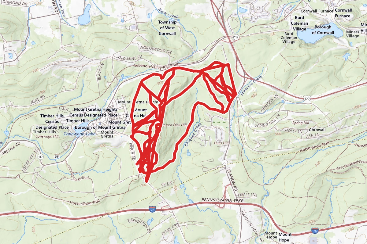 Clarence Schock Memorial Park Trails at Governor Dick