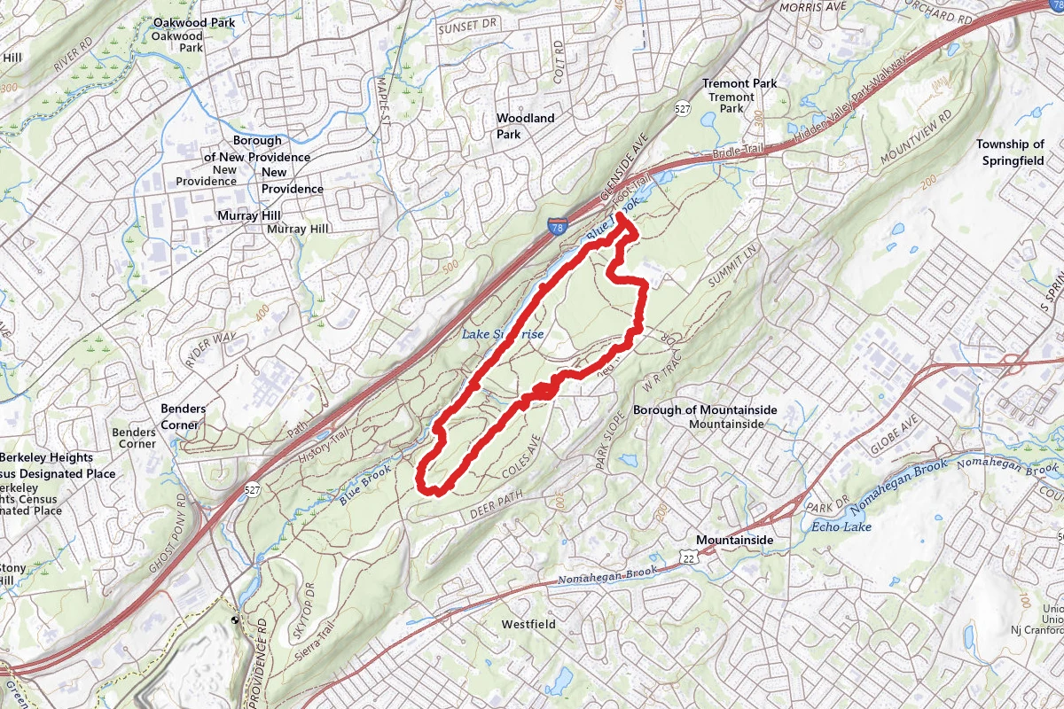 Watchung Reservation Trails