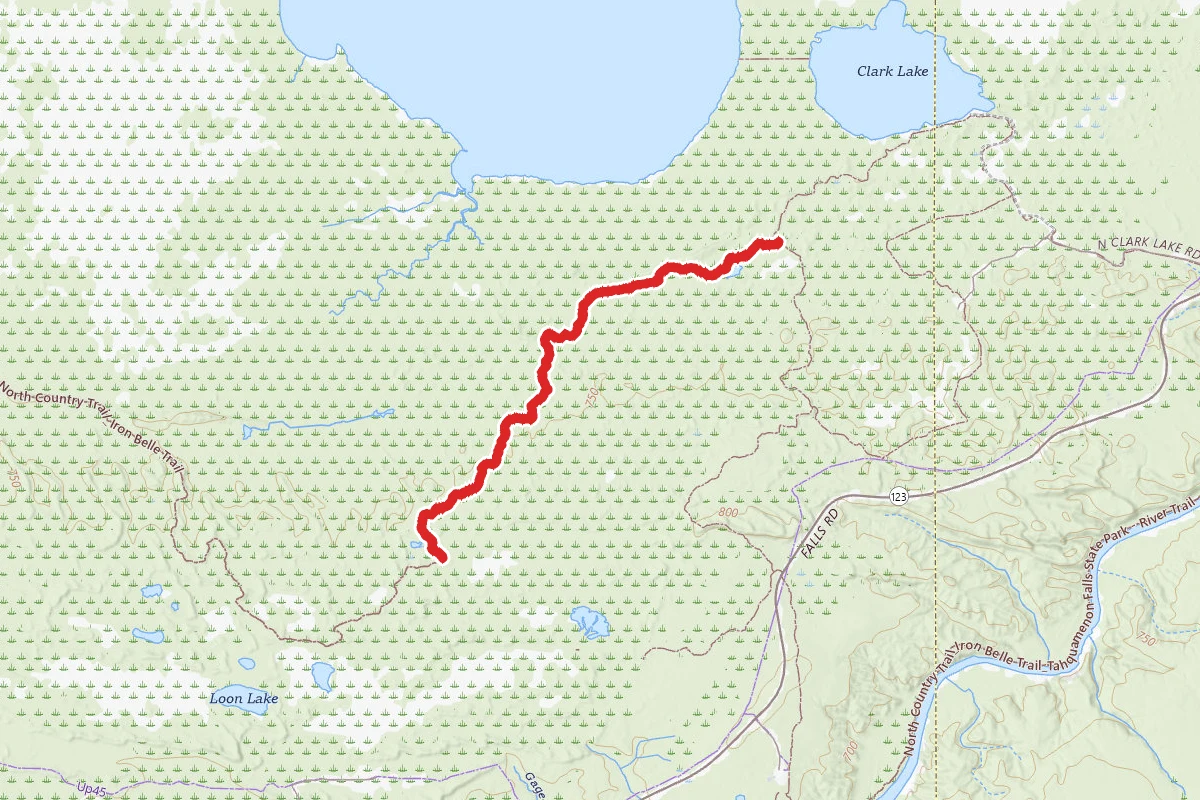 North Country Trail_Iron Belle Trail_Tahquamenon Falls State Park - Wilderness Loop Trail