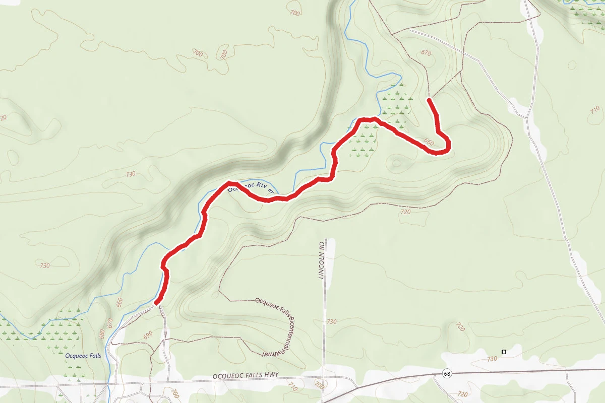 Ocqueoc Falls Bicentennial Pathway