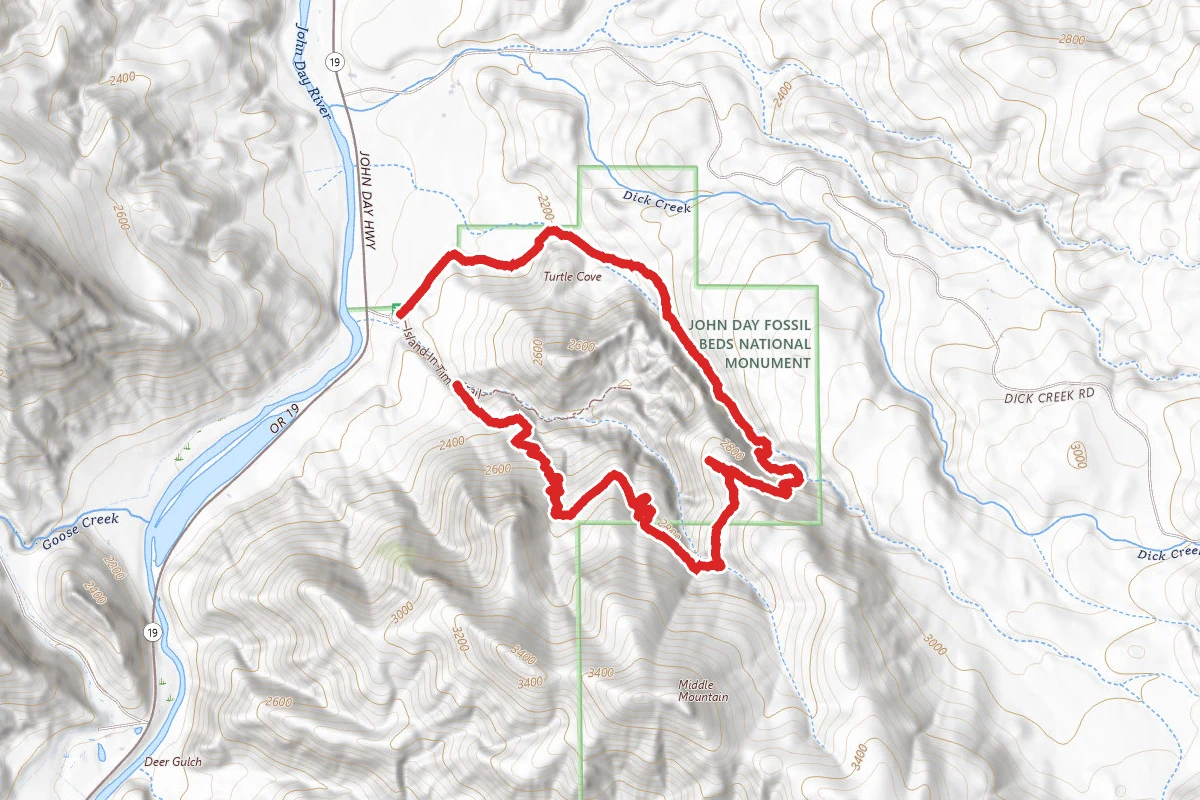 Blue Basin Overlook Trail