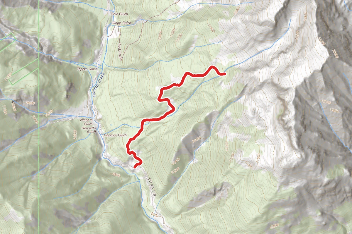 County Road Hancock Gulch