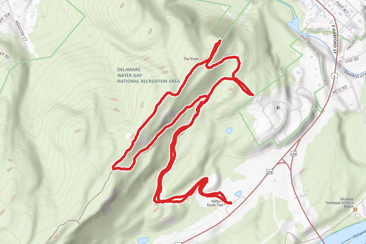 Milford Knob Trail