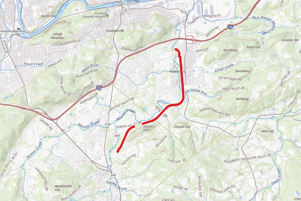 Saucon Rail Trail North