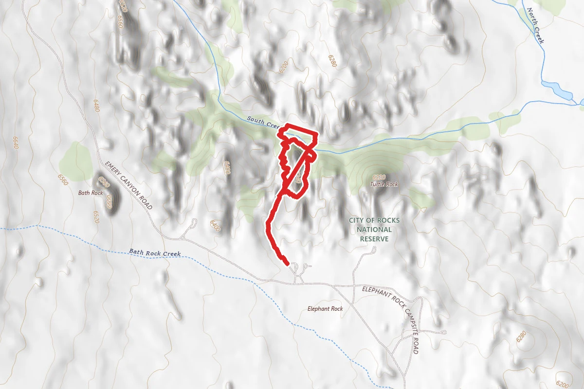 flaming rock trail