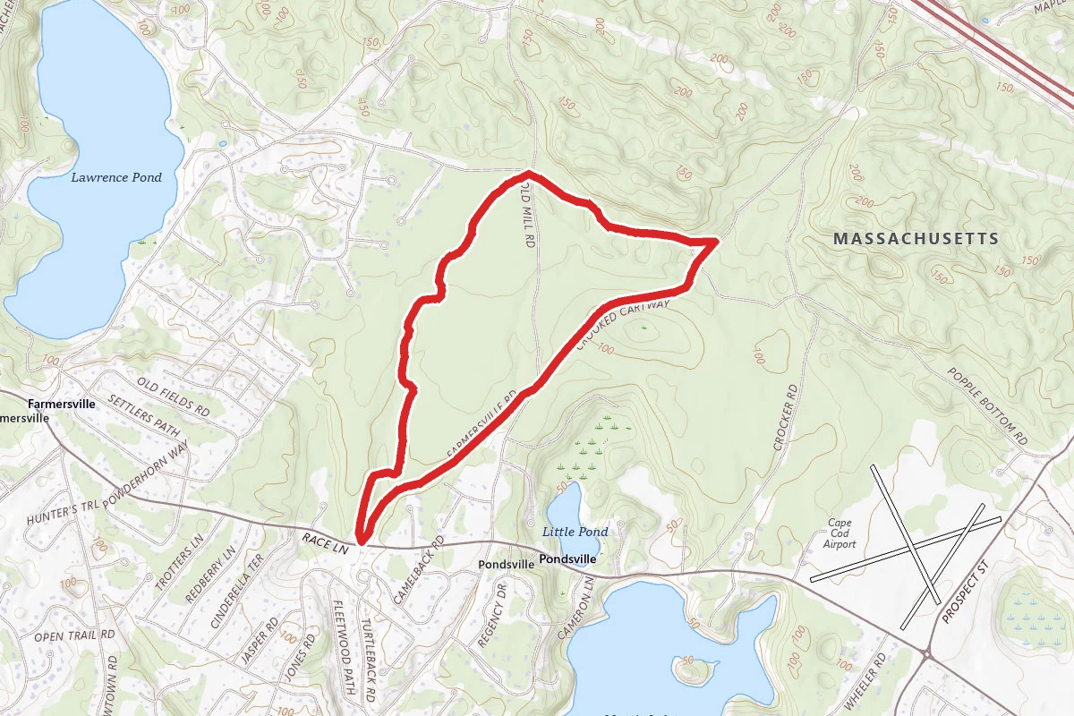 Big Ring Trail Farmersville Road Loop Trail