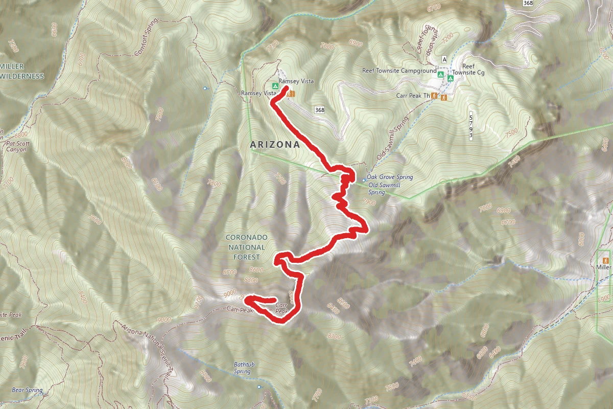Carr Peak Trail