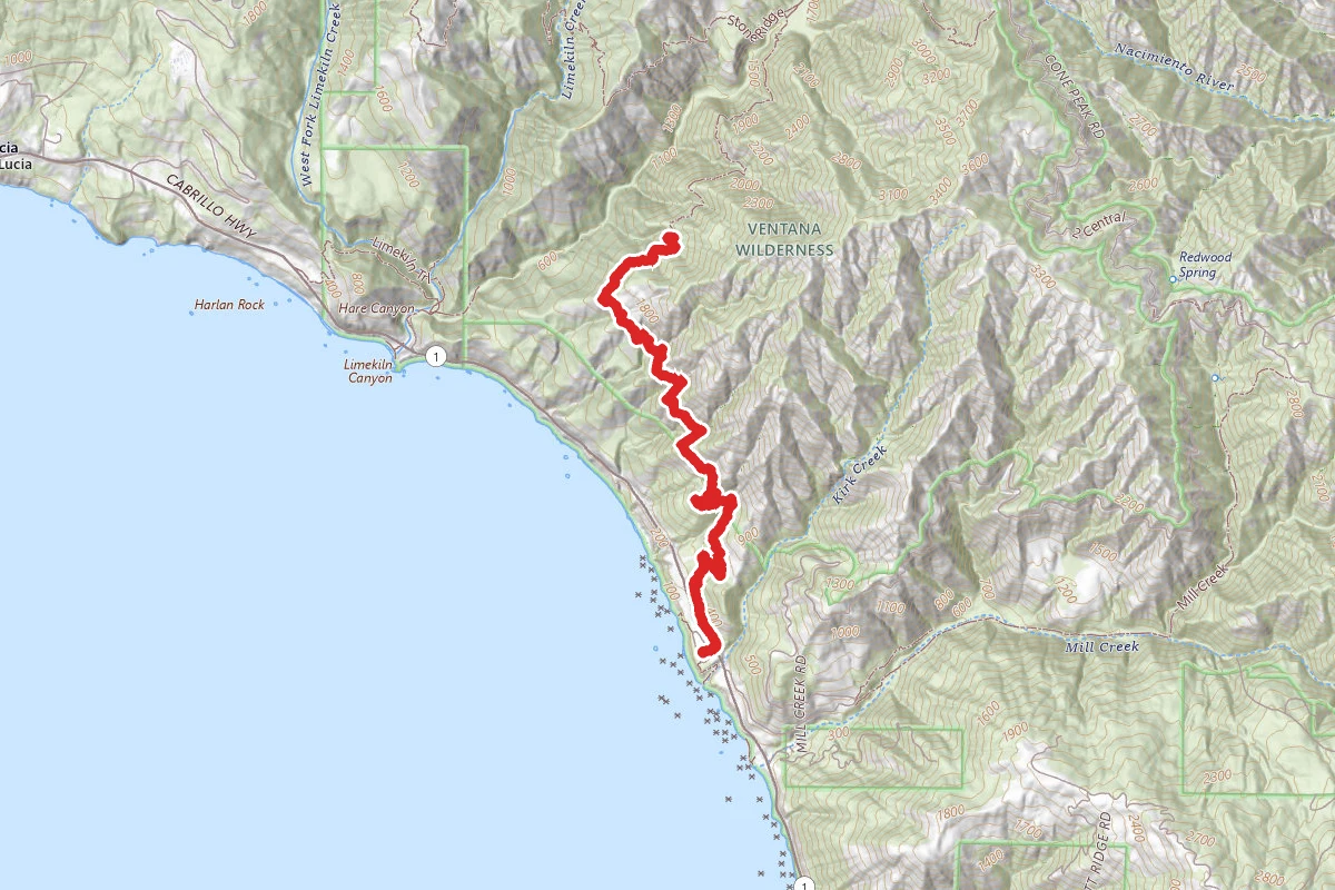 Vicente Flats to Espinosa Campground