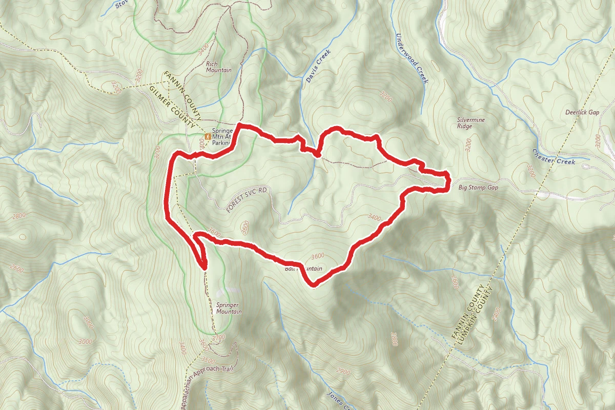 Benton Mckay Springer Mountain Loop