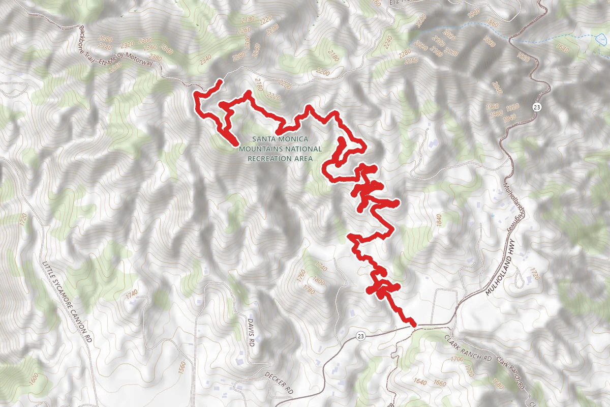 Backbone Trail - Mulholland to Etz Meloy