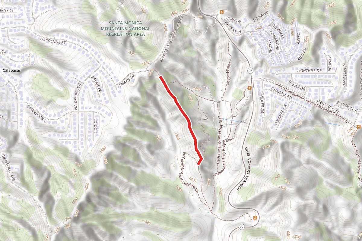 Topanga Henry Ridge - Santa Maria Canyon