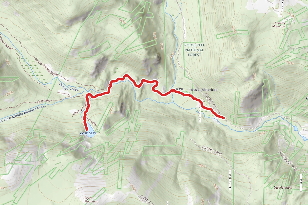 Lost Lake via Hessie Trail