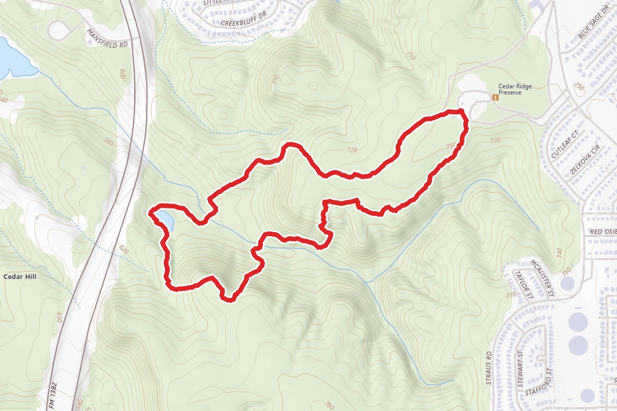 Catpond, Fossil Valley, Red Oak and Escarpment Trail Loop