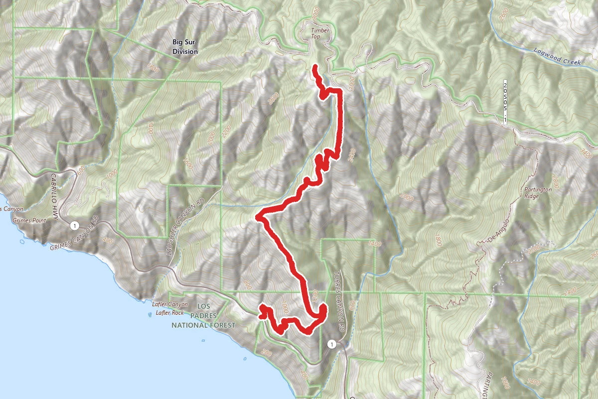 Timber Top and Boranda Trail