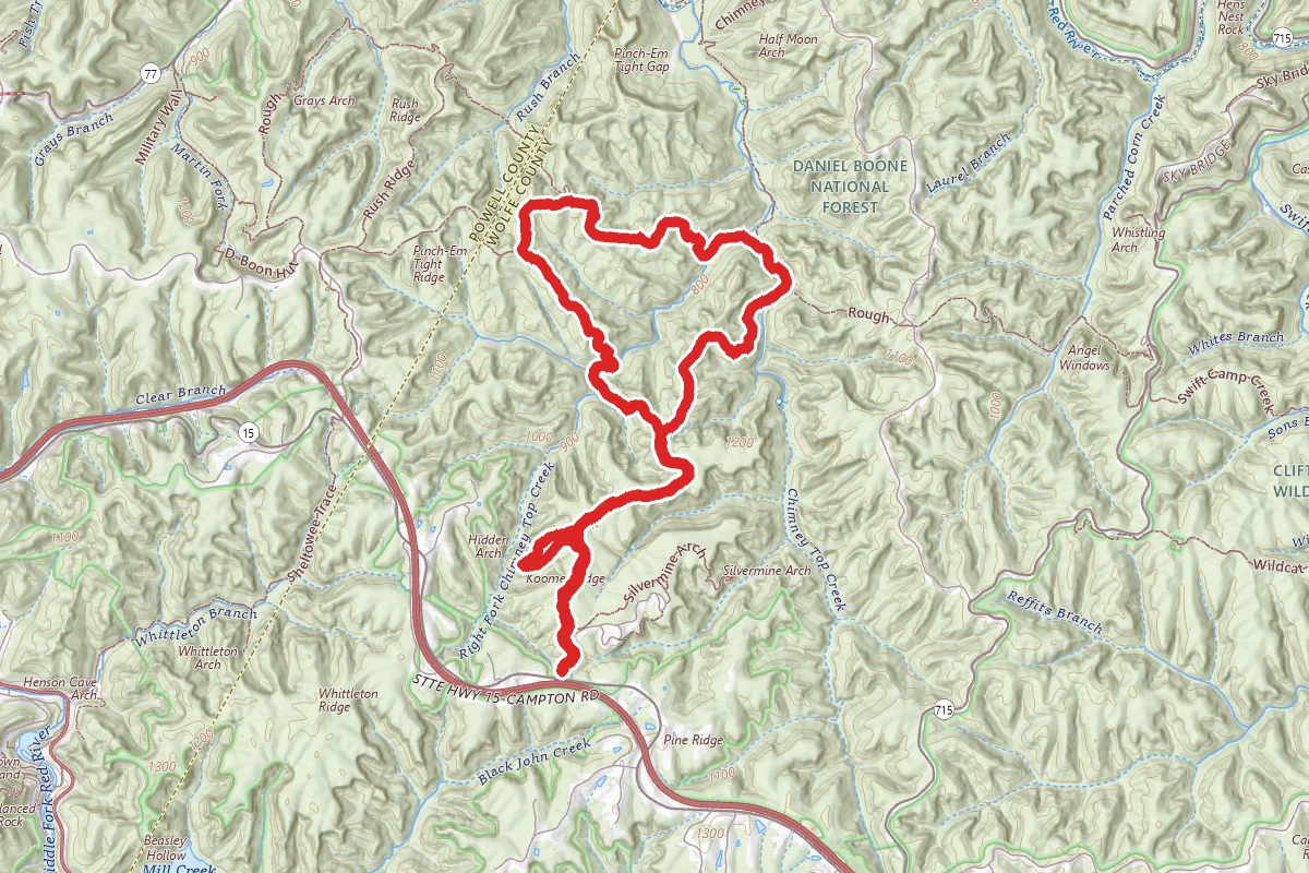 Koomer Ridge Trail