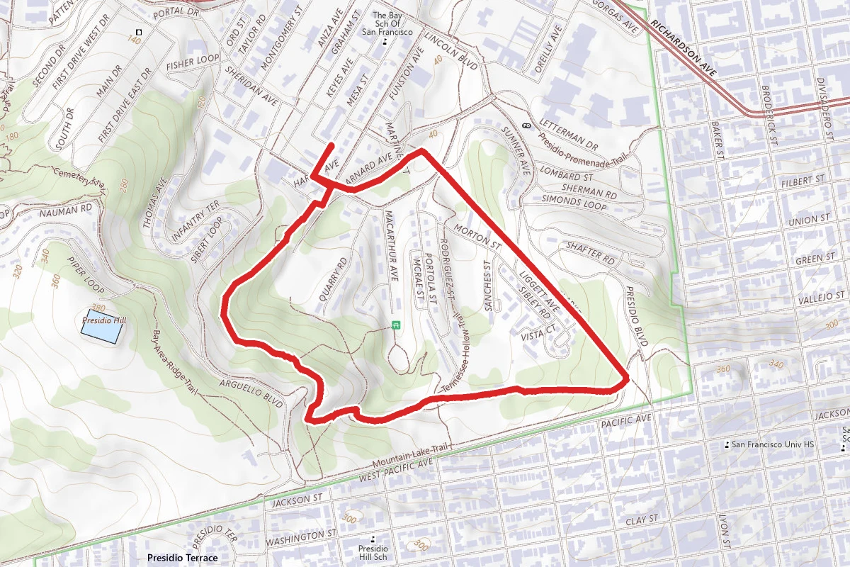 Ecology Trail and Lovers' Lane Loop