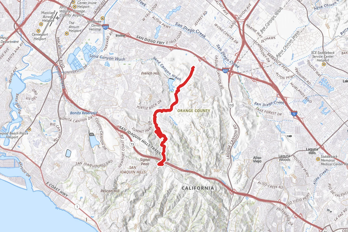 Shady Canyon to Bommer Canyon