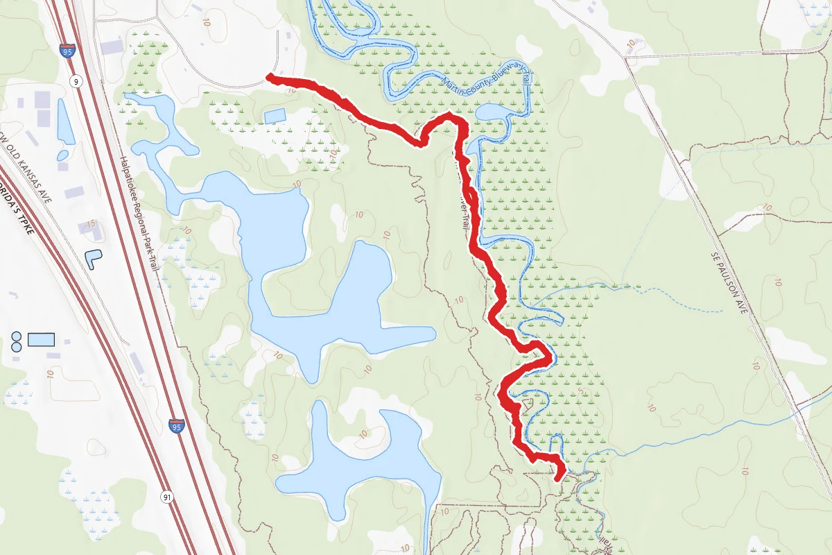 Halpatiokee Lake Trail