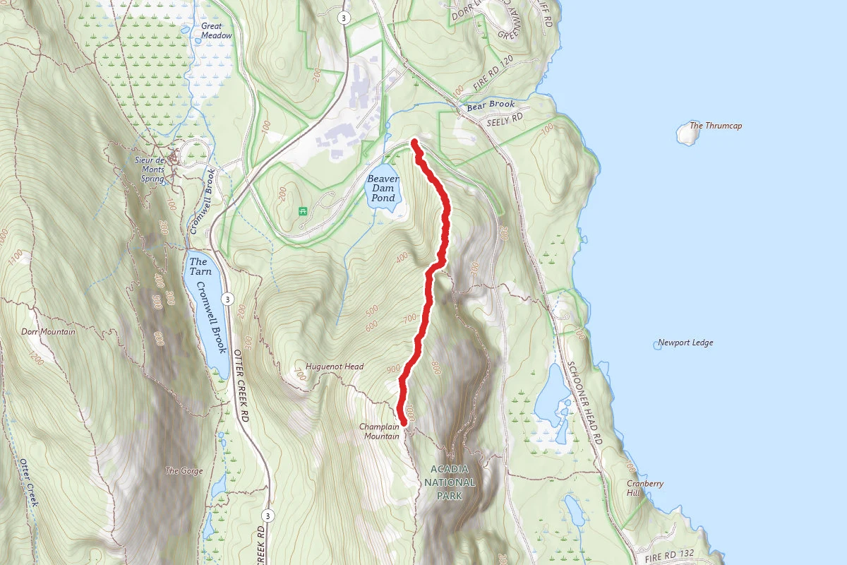 Champlain North Ridge Trail