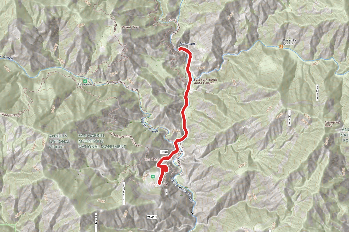 Sturtevant Falls Trail