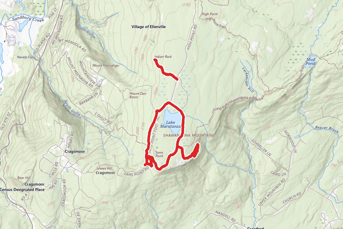 Sam's Point, Ice Caves, and Indian Rock Loop