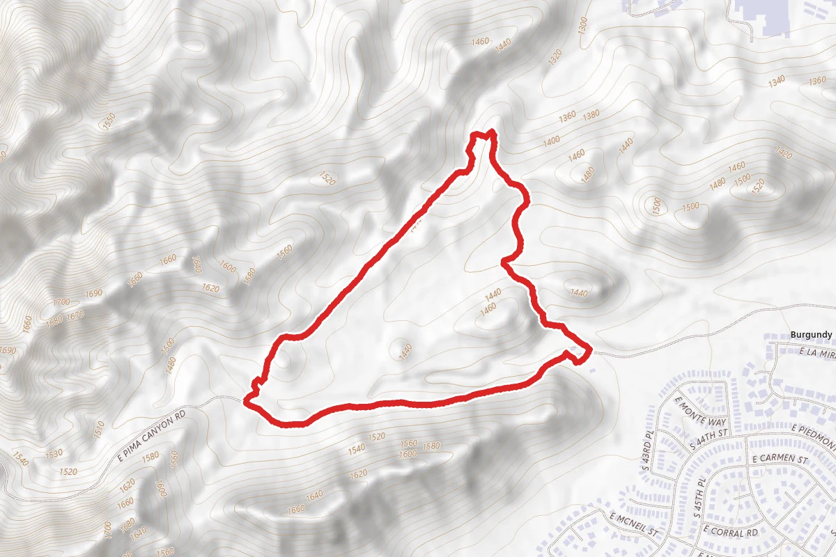 Pima Wash and Beverly Canyon Loop