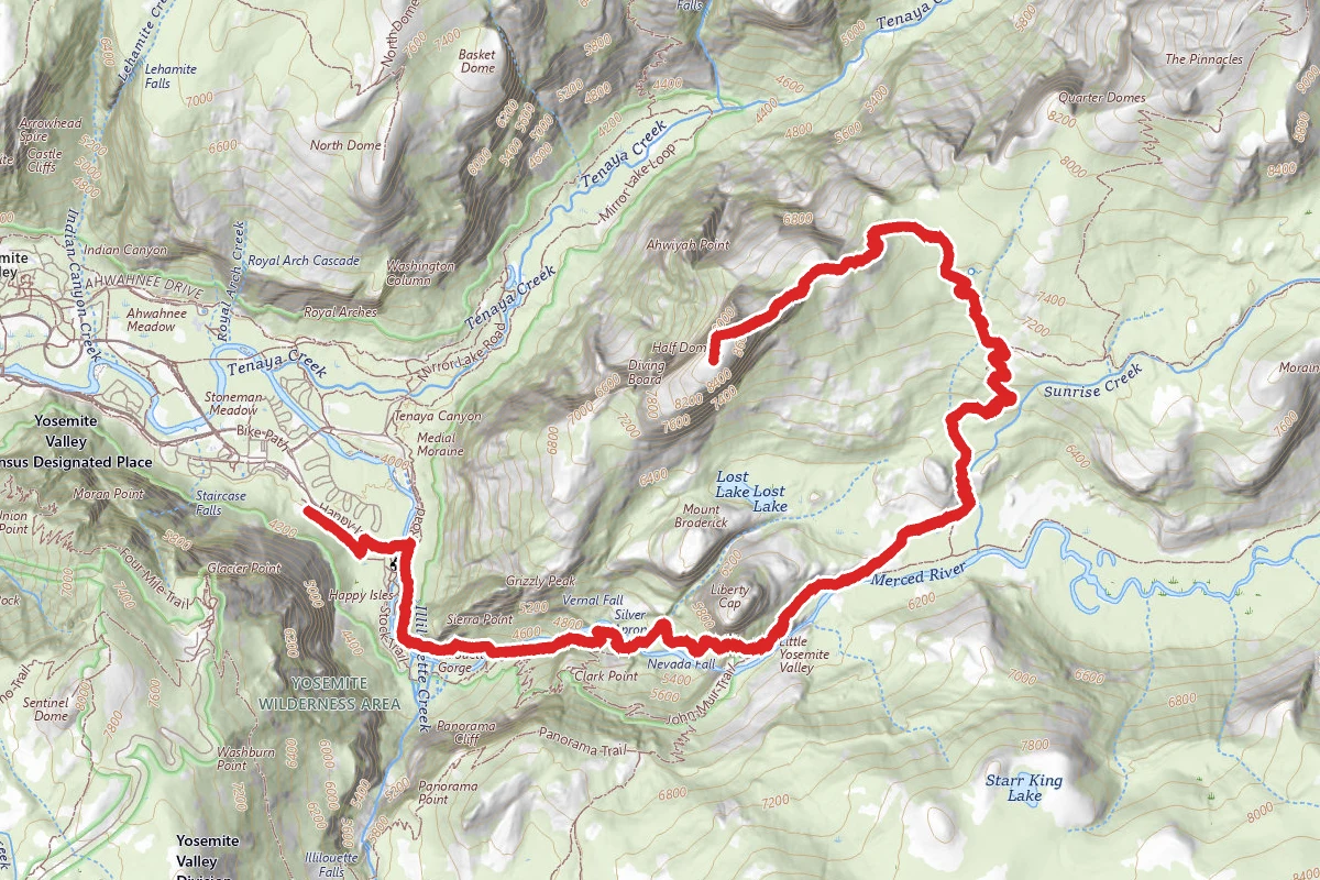 Half Dome Trail
