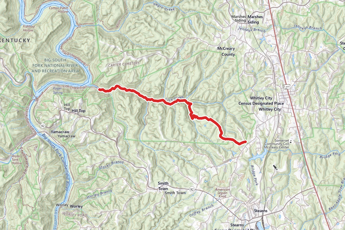 Lick Creek Trail
