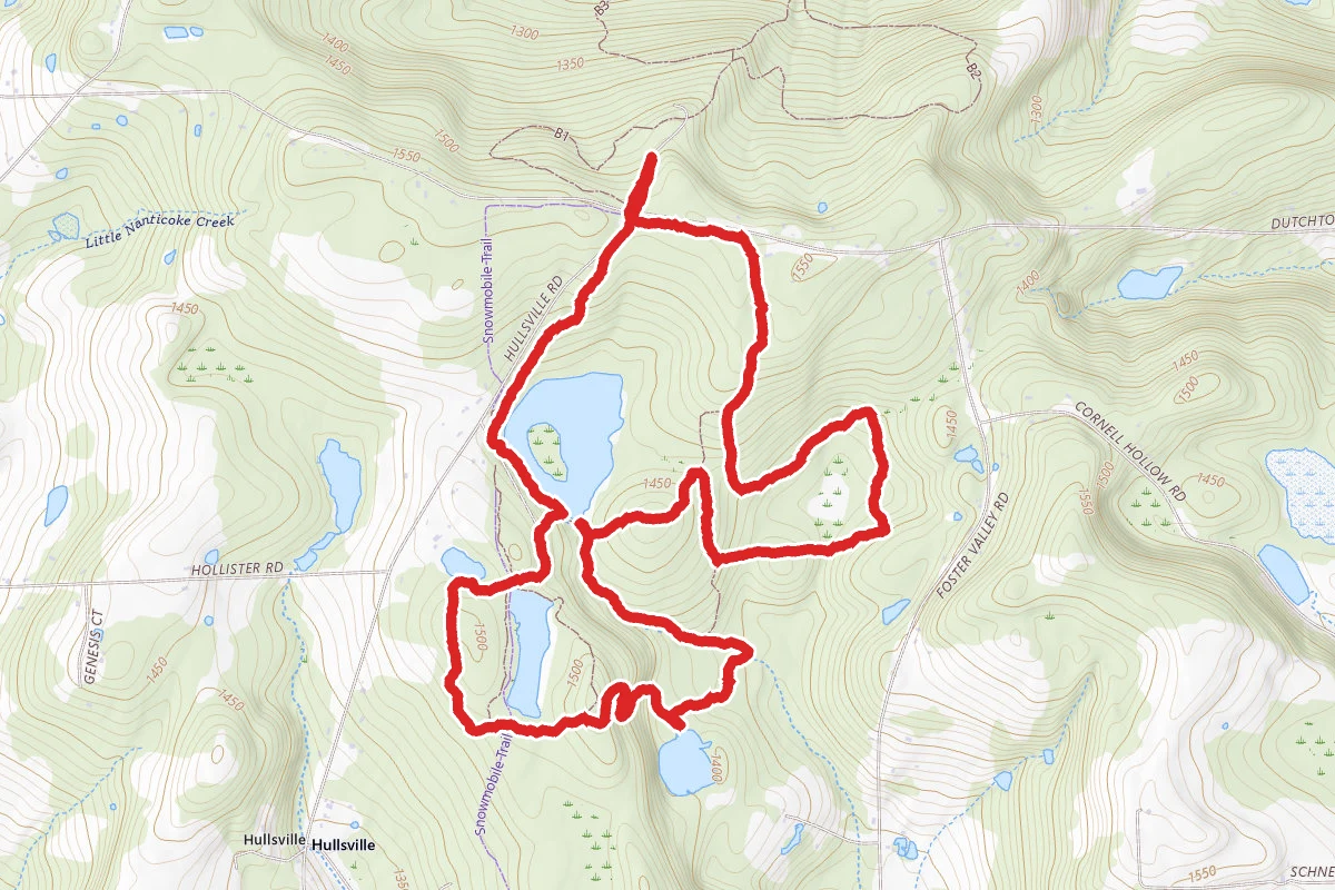Oakley Corners State Forest Loop