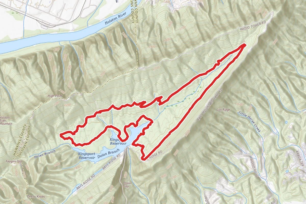 Bays Mountain Trail Loop