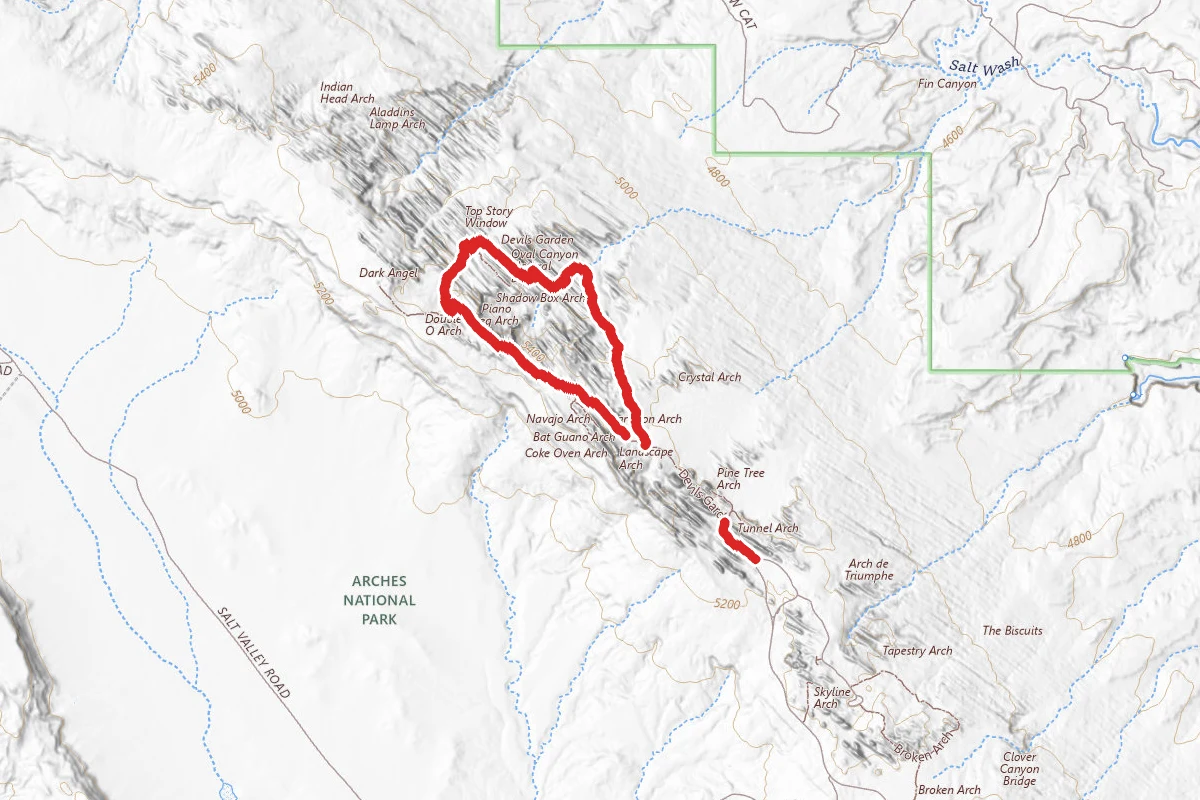Devils Garden Primitive Loop